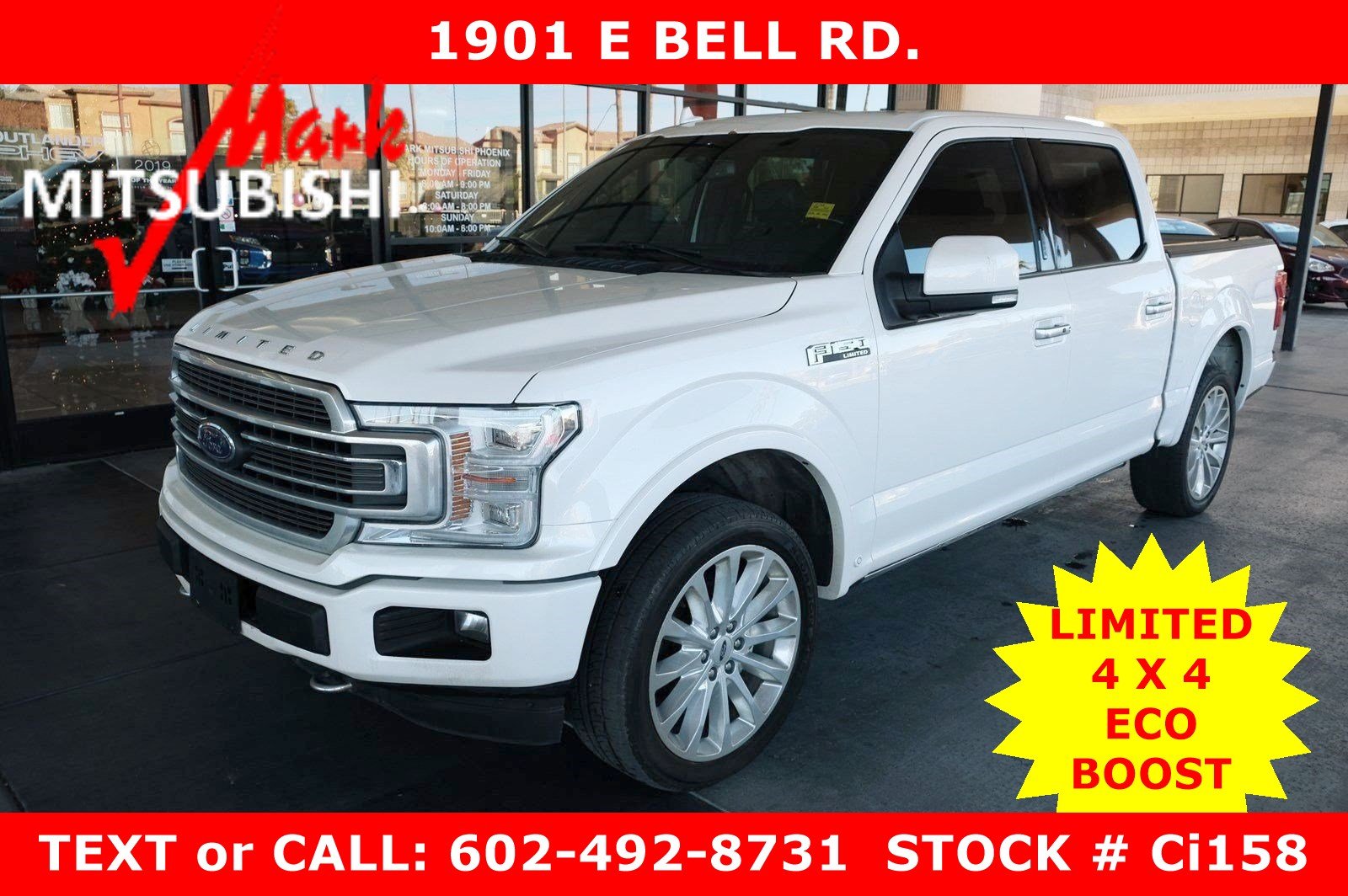 Pre Owned 2018 Ford F 150 Limited 4x4 Eco With Navigation 4wd